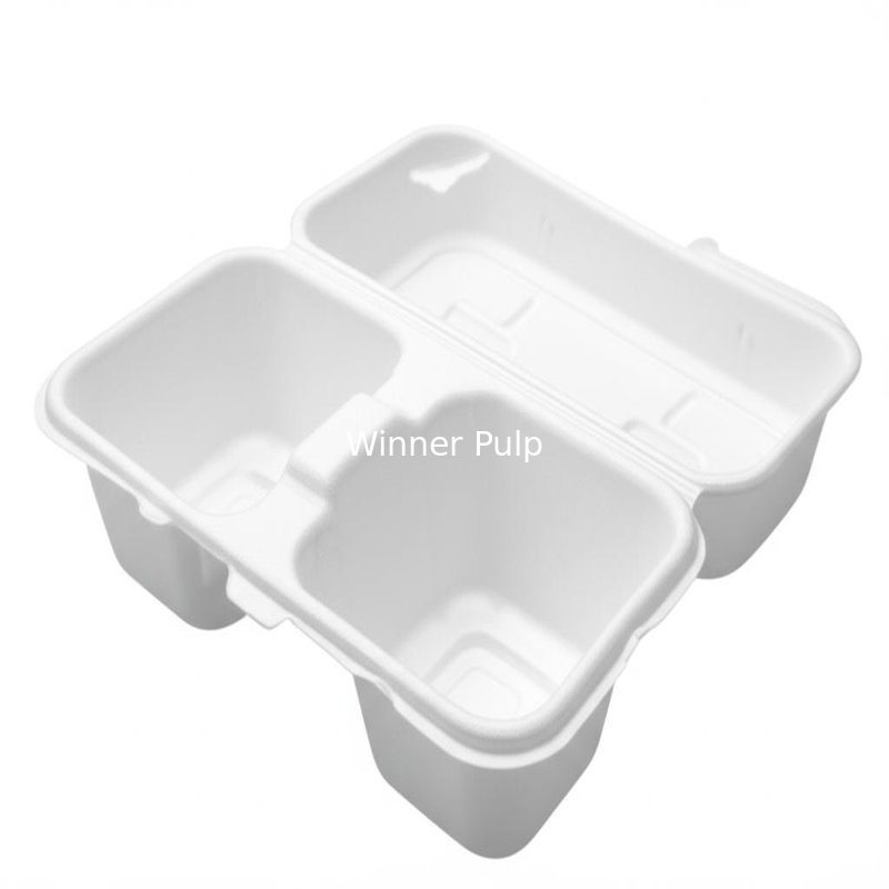 Pure White Molded Pulp Packaging for Sustainable and Environmentally-Friendly Packaging