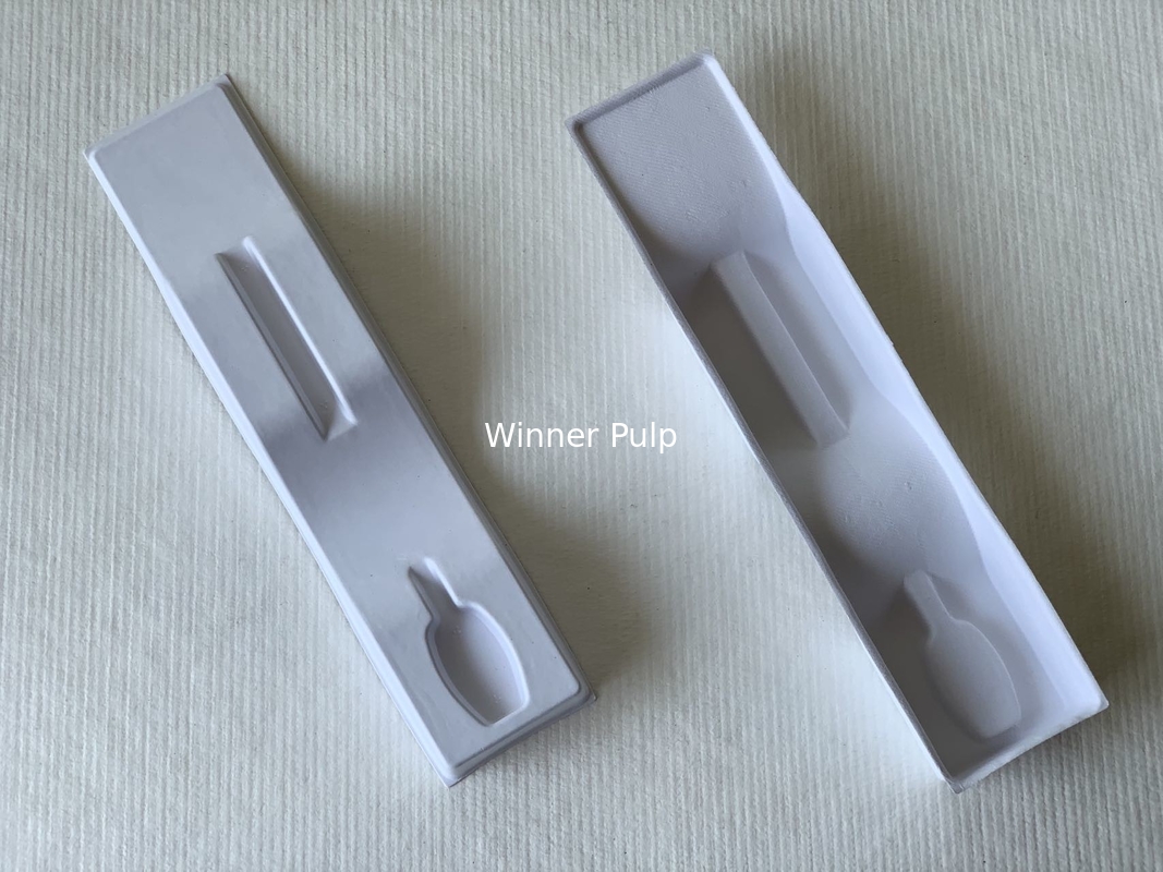 Customized Wet Press Molded Pulp Green Packaging Thermoformed Food Containers